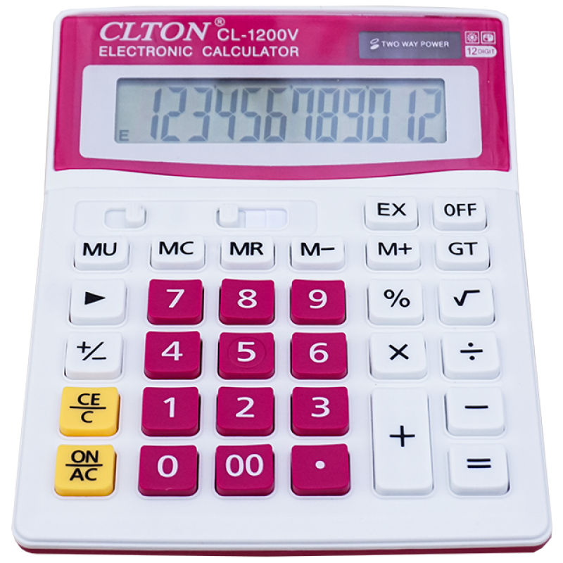 Calculator de birou color 12 digiti CL-1200V